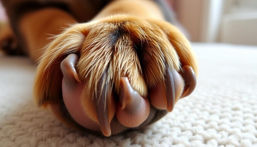 ( dog's nails)